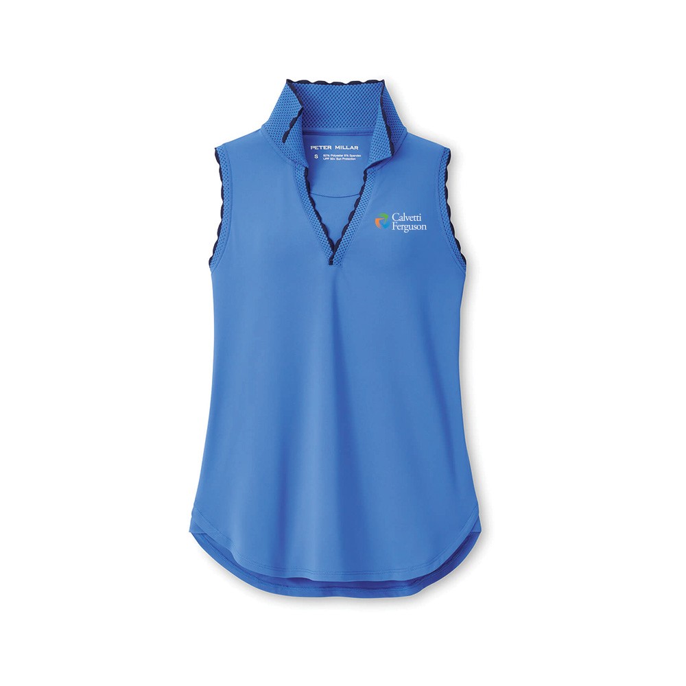 Peter Millar Women's Opal Sleeveless Stretch Jersey Polo