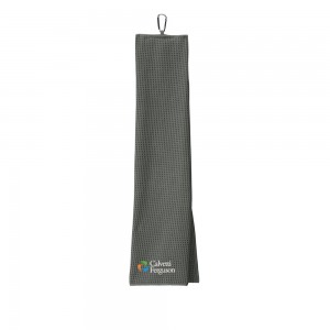 Waffle Microfiber Golf Towel